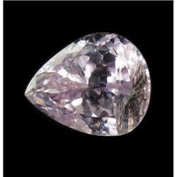 17.05ct Rich Patroke Pink Kunzite Pear Cut Appraisal Estimate $4689 (GEM-16872F)