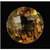 9.05ct Round Cut Flawless Natural Full of Fire Imperial Topaz Round Appraisal Estimate $2308 (GEM-20