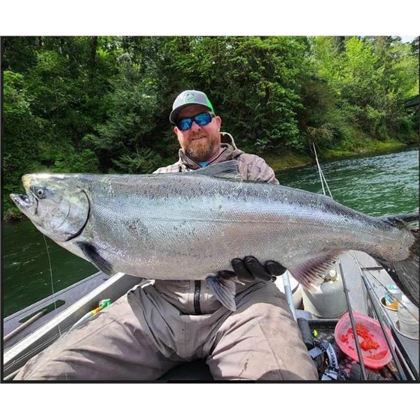 Spring Chinook on Kalama River for 2 Anglers