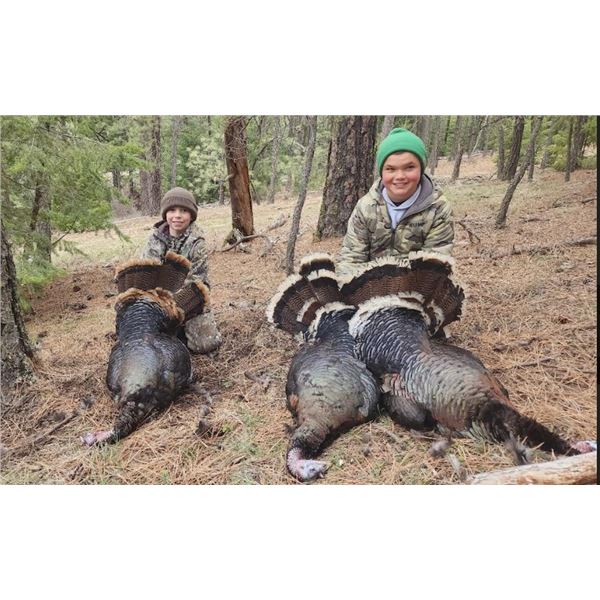 Guided 2-day Turkey Hunt for 1 Youth or 1-day for 2 Youth