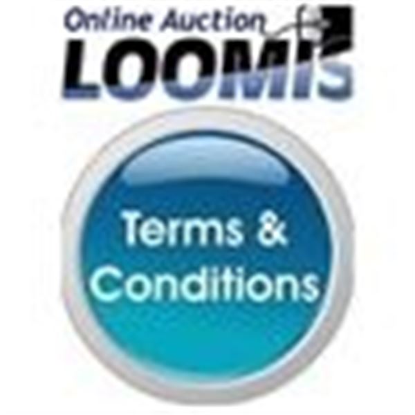 GENERAL TERMS & CONDITIONS FOR THIS AUCTION
