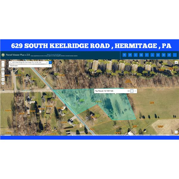 AERIAL  PARCEL MAP OF THE  PROPERTY