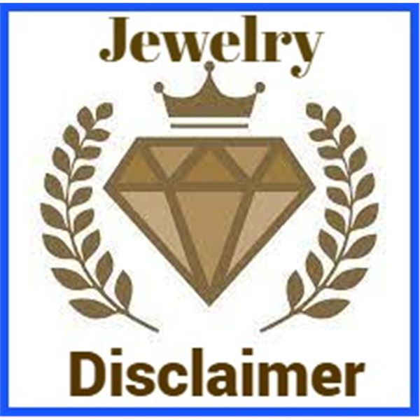 JEWELRY DISCLAIMER