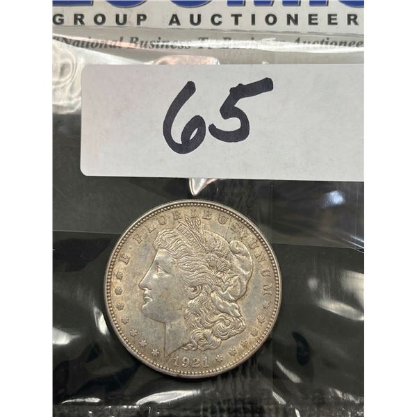 1921 SILVER DOLLAR COIN