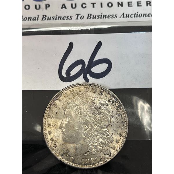 1921 SILVER ONE DOLLAR COIN