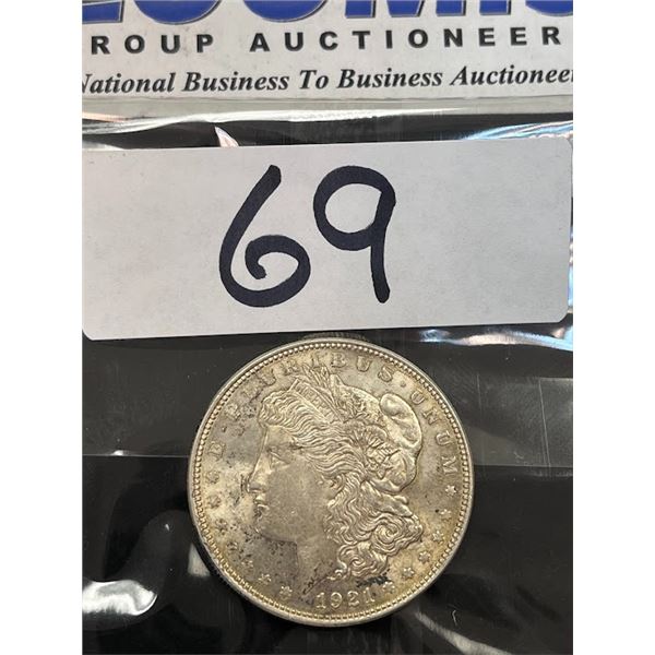 1921 SILVER DOLLAR COIN