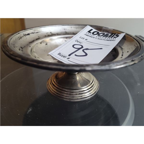 MARKED / STERLING SILVER ANTIQUE CANDY DISH