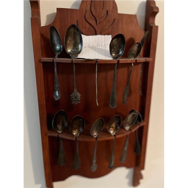 ANTIQUE SOUVENIR SPOON COLLECTION 1800-EARLY 1900S