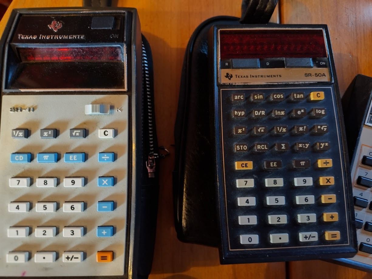 S/5 Vintage Texas Instruments Bundle Lot