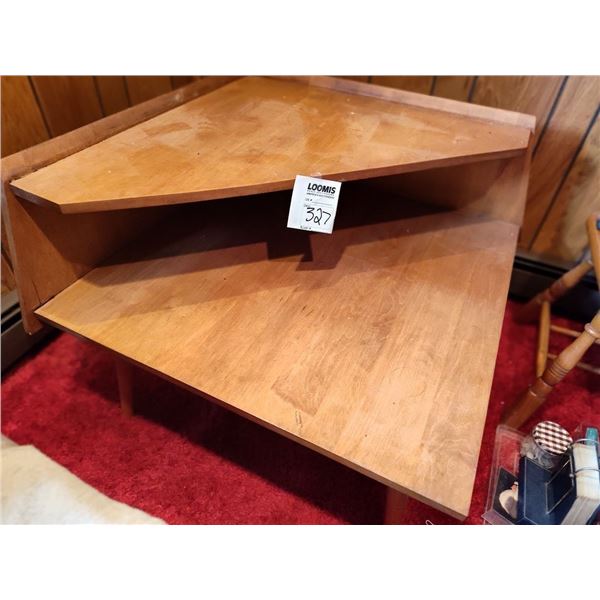 Turn of the Century Rare  Wood Corner Table