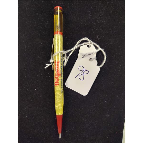 ANTIQUE MAYTAG OIL BUBBLE TOP ADVERTISING PEN