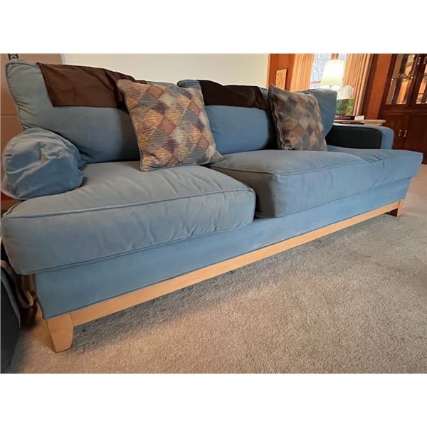 Ethan Allen Sofa / Blue / New Cost Over $2500.00