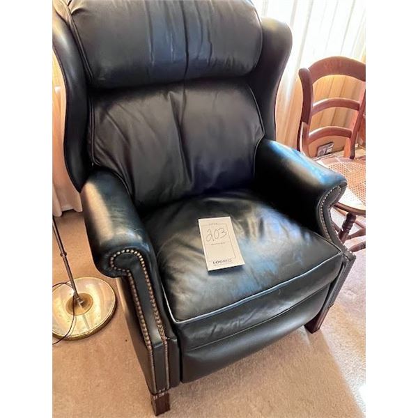 Hancock & Moore Leather Recliner/ $3300.00 New Price