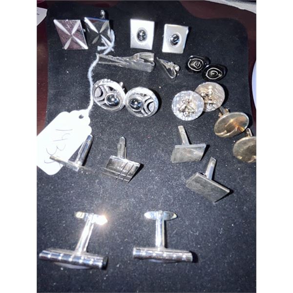 Bundle Lot of Men's Vintage Quality Cuff-links