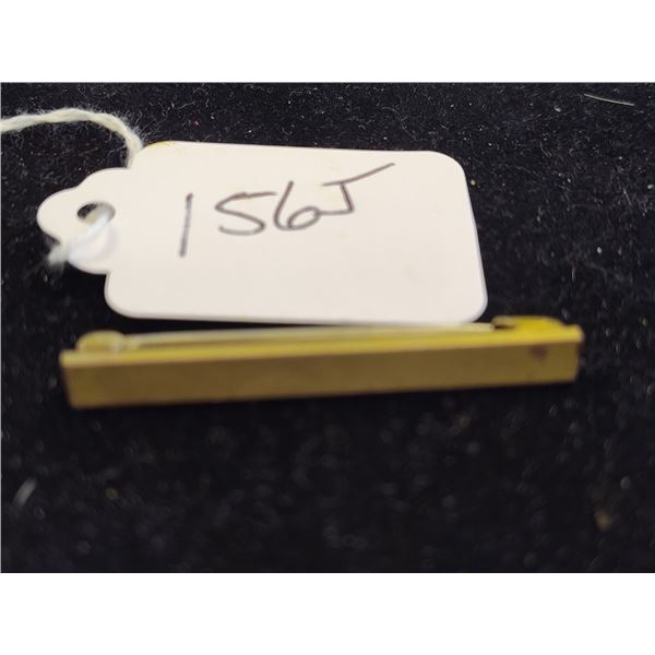 Gold Bar Pin