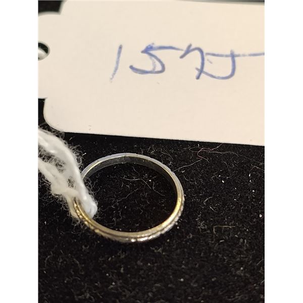 Antique Silver Baby Ring