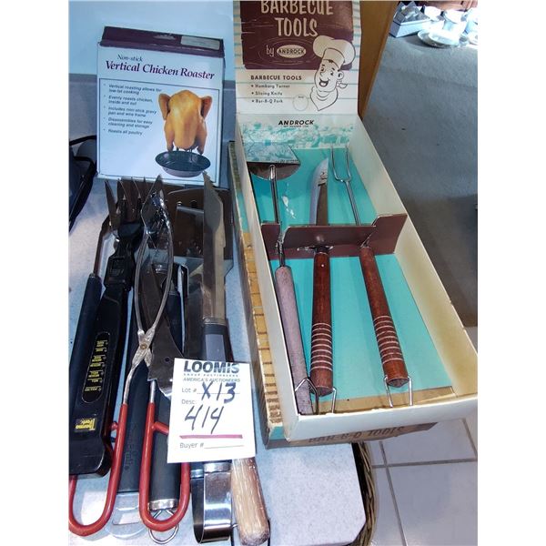 LOT OF BBQ ITEMS