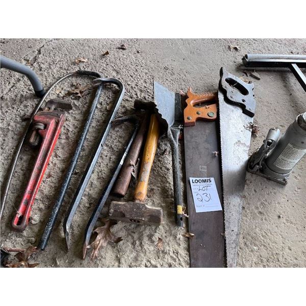 HAND TOOL AND TOOL LOT (APPROX. 12 ITEMS)