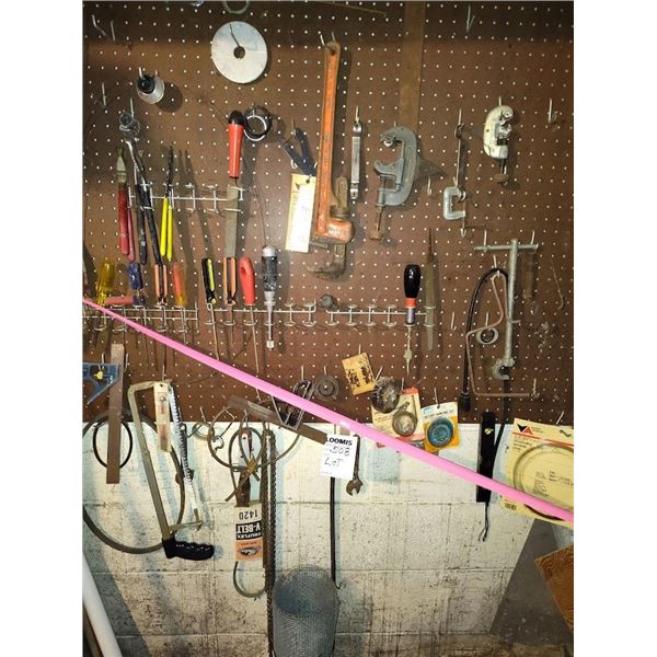 WALL OF TOOLS LOT