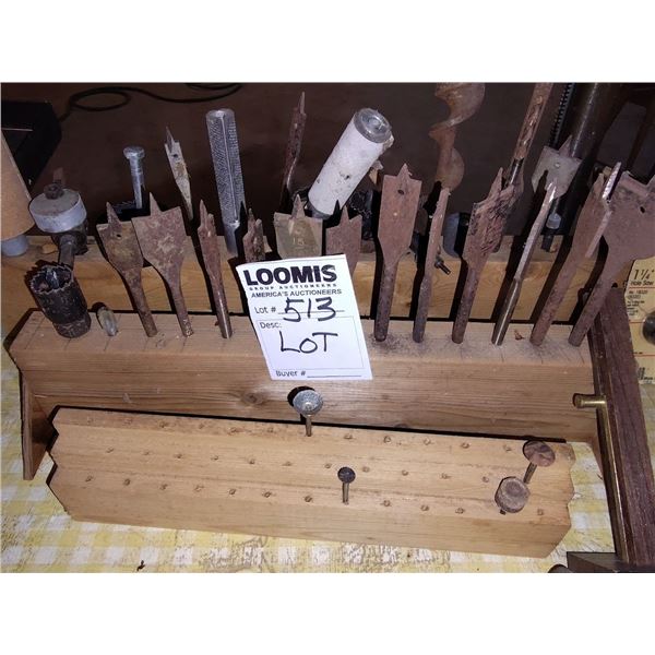 BUNDLE LOT OF WOOD BITS