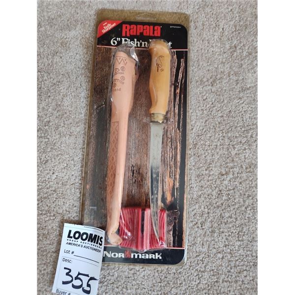 NEW RAPPLA 6" FISHING KNIFE SET IN THE PACKING