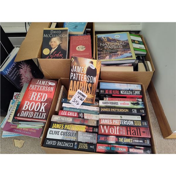 APPROX 120 PC HARD COVER NOVEL COLLECTION (FAMOUS TITLES ) ALL FOR ONE BID