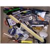 Image 4 : HUGE WORK TABLE LOT OF TOOLS,ELECTRONICS , STATIONARY , ECT