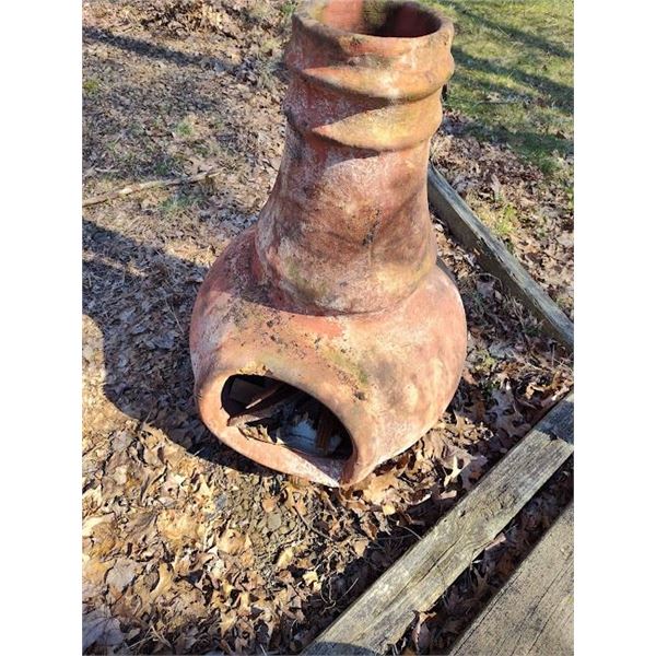 Outdoor Chiminea w Cover