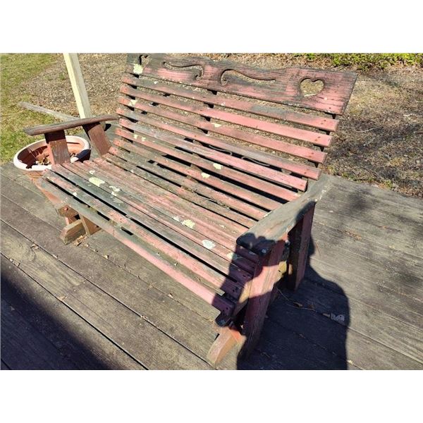 WOOD GLIDER /OUTDOOR