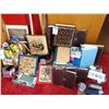 Image 1 : HUGE HOME ITEMS & EMPTY ALBUMS LOT