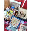 Image 3 : HUGE HOME ITEMS & EMPTY ALBUMS LOT