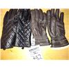 Image 1 : S/2 DESIGNER LEATHER  DRESS GLOVES XL HESTRA & MK( MAYBE NEW)