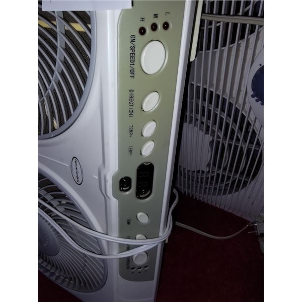 DBL WINDOW FANS X 2 (THEY RUN)