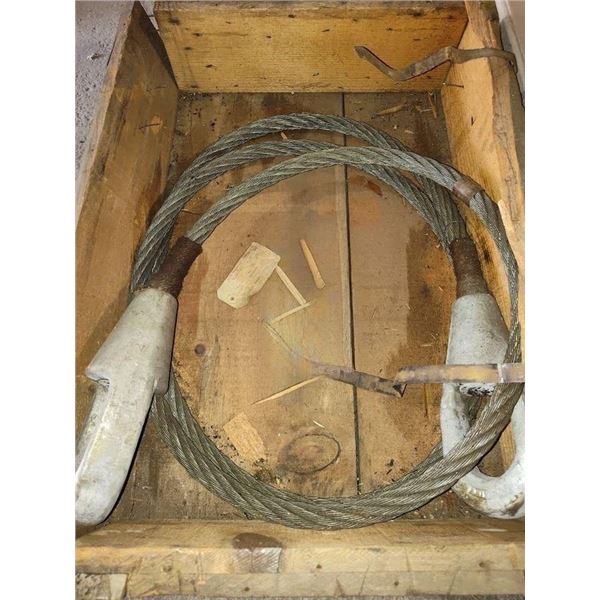 NEW 35,000 LB  IND SINGLE CABLE SLING / TOW :