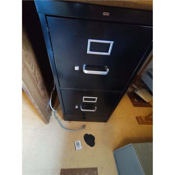METAL HON 2 DRW CABINET