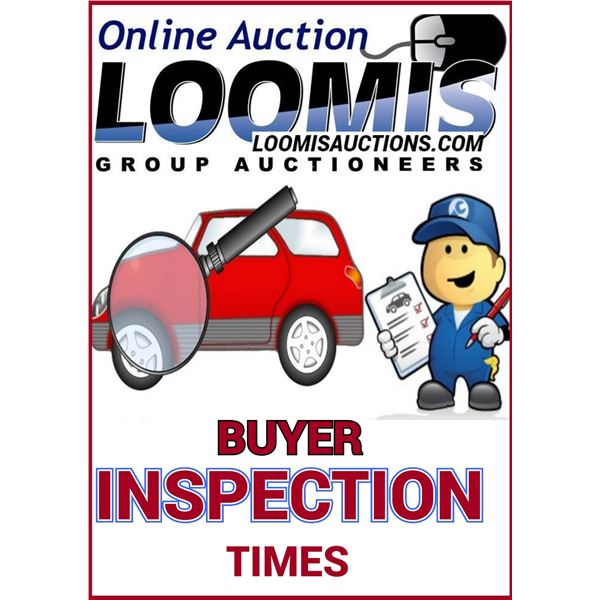 BIDDER INSPECTION TIMES