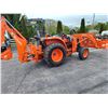 Image 2 : KUBOTA L2502HST TRACTOR/LOADER / BACKHOE : 31 HOURS/ PAID $38,000 NEW