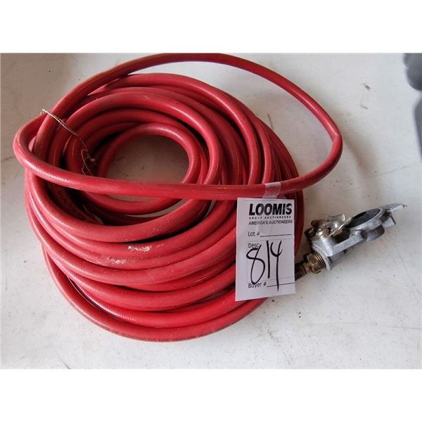 NEW AIR HOSE WITH COUPLING APPROX. 50 FEET