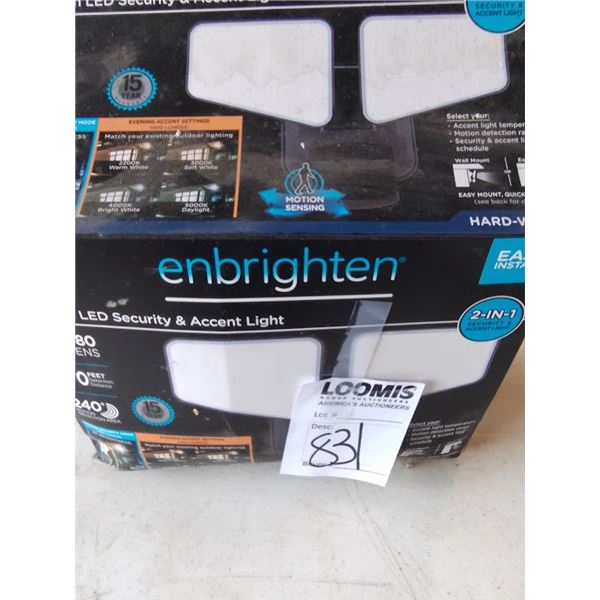 New Enbriten LED Outdoor Flood Lights , In the box