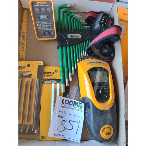 BUNDLE OF ASSORTED TOOLS (ALL IN NEW OR LIKE NEW CONDITION)