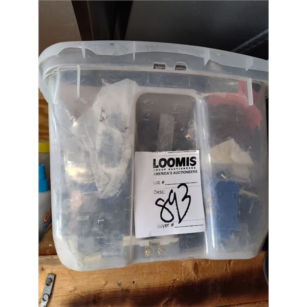 TUB OF MOSTLY NEW ELECTRICAL PRODUCTS
