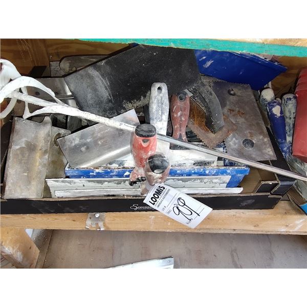 LARGE LOT OF MASONRY TOOLS
