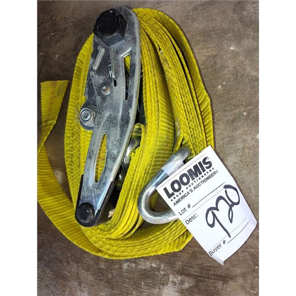 NEAR NEW RATCHET TIE DOWN STRAPS