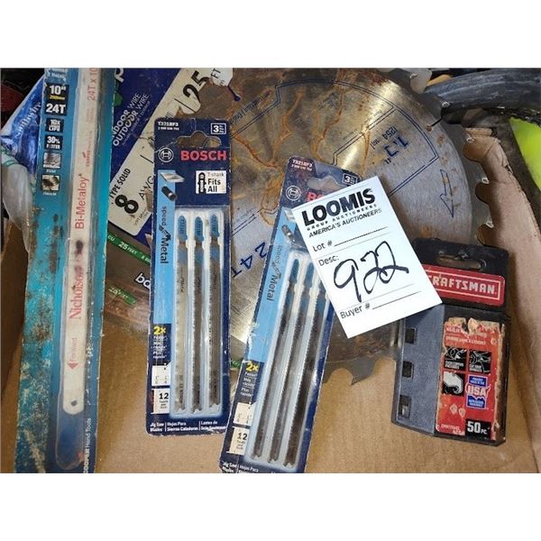 SAW BLADES AND COPPER WIRE LOT
