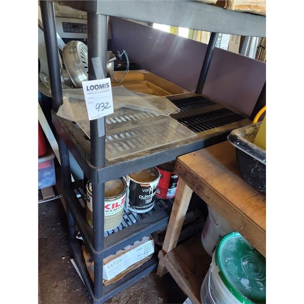 HEAVY DUTY SHELVING UNIT (ITEMS ON UNIT ARE NOT INCLUDED)