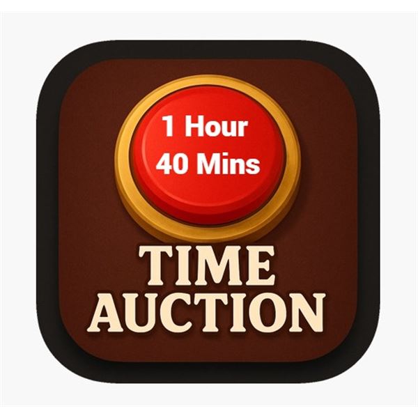 THIS AUCTION : TOTAL AUCTION TIME 1 HOUR AND 40 MINUTES
