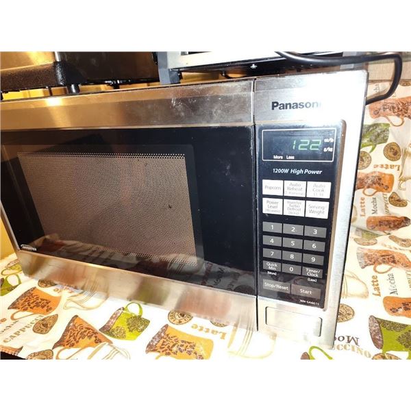 PANASONIC STAINLESS STEEL MICROWAVE
