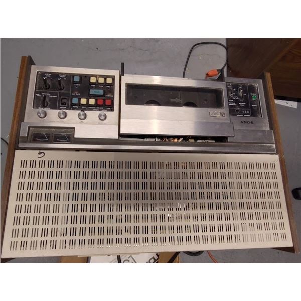 SONY VO-2800 V-MATIC VINTAGE PROFESSIONAL RECORDING AND EDITING