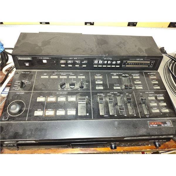 PANASONIC DIGITAL WJ-MX10 MIXER IN GOOD CONDITION