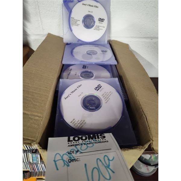 JOE GODINAS PERSONAL CDS OF VARIOUS MUSIC APPROX 60 CDS LOOK NEW SOLD AS BUNDLE